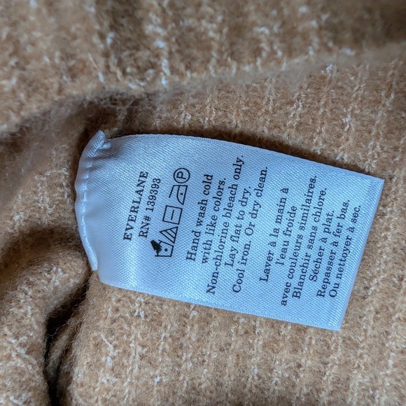 Everlane NWT Camel Ribbed Knit Crop Tank Top Minimalist XL - Picture 4 of 9